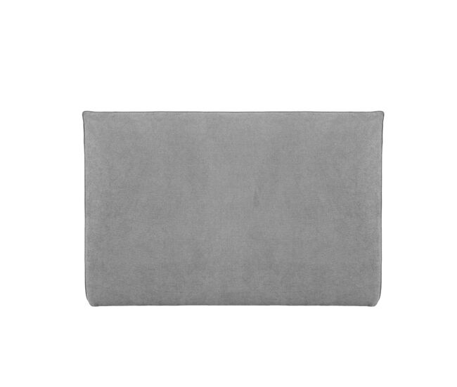 Cabeceira de cama estofada budwing maia (cinza - 160x120 cm)