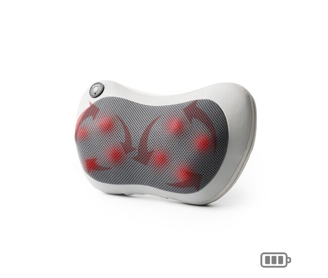 Massajador shiatsu compacto recarregável kompatsu innovagoods
