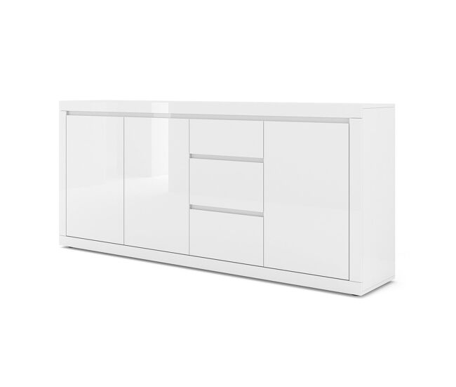 Aparador de 3 portas e 3 gavetas olia blanc