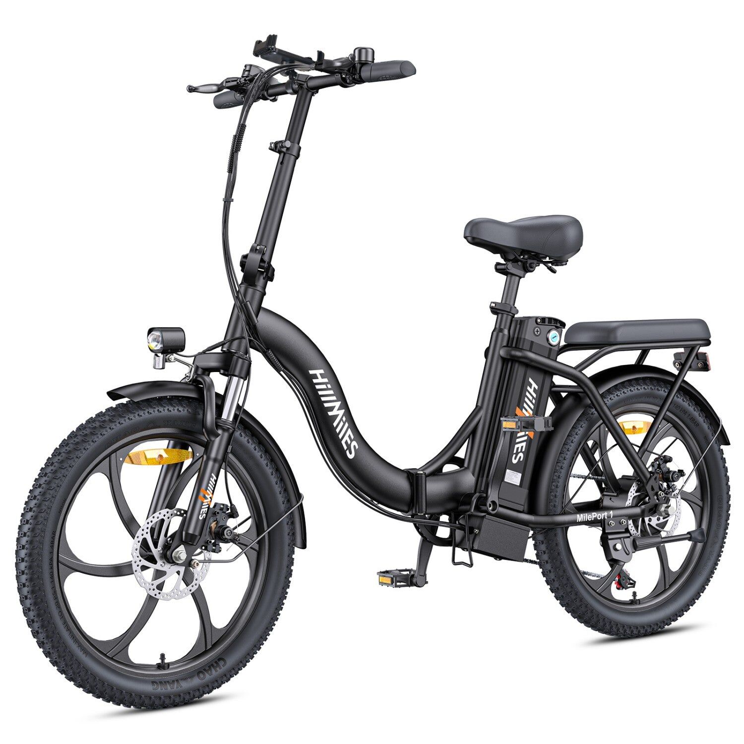 Bicicleta Elétrica HillMiles MilePort 1 – Motor 250W Bateria 36V13Ah