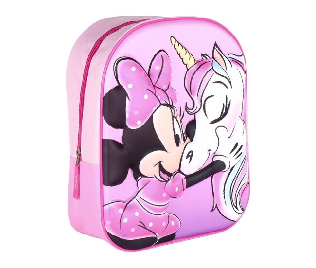 Mochila infantil minnie 3d