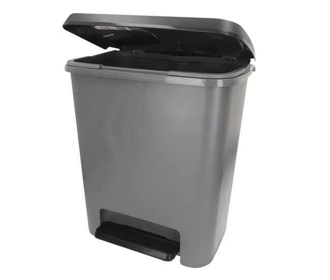 Curver caixote do lixo compatta 25l cinzento