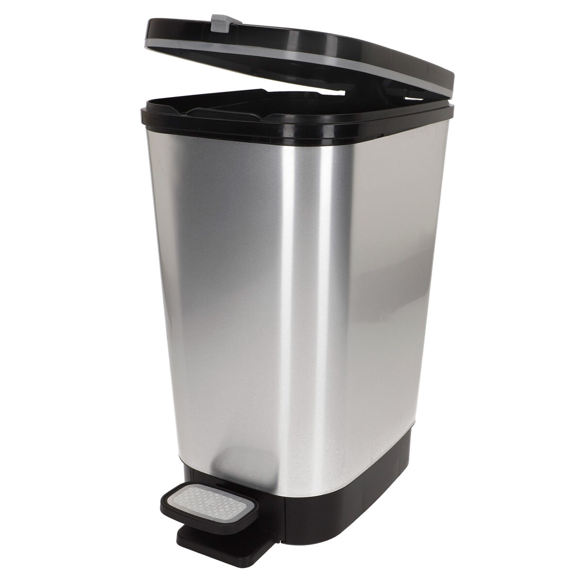 Curver contentor com pedal chic bin 50-60l cinzento