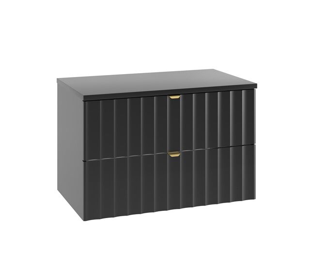 Móvel de toucador 80 cm lexa preto