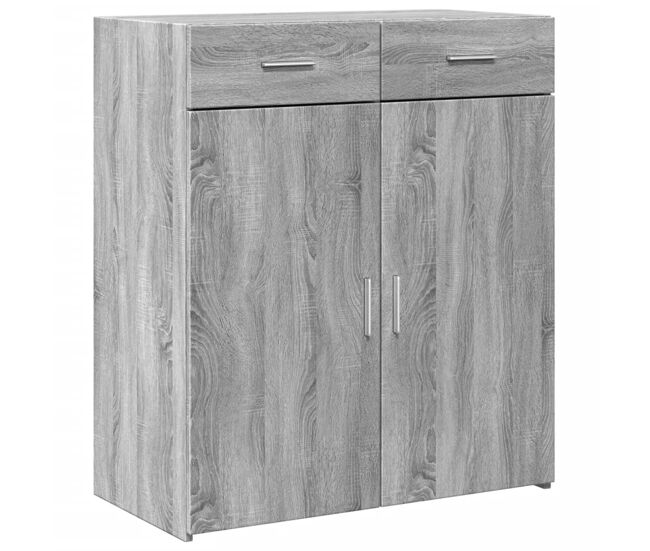Vidaxl aparador 80x42,5x93 cm derivados de madeira cinzento sonoma