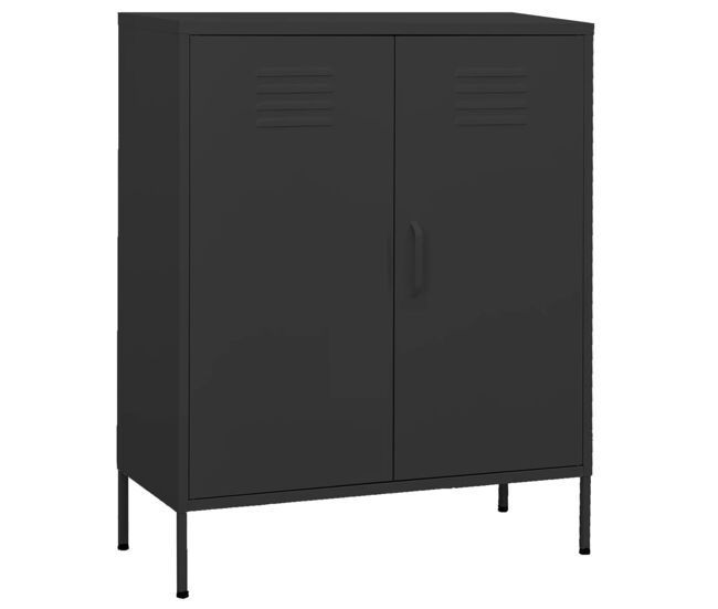 Vidaxl armário de arrumação aço 80x35x101,5 cm antracite