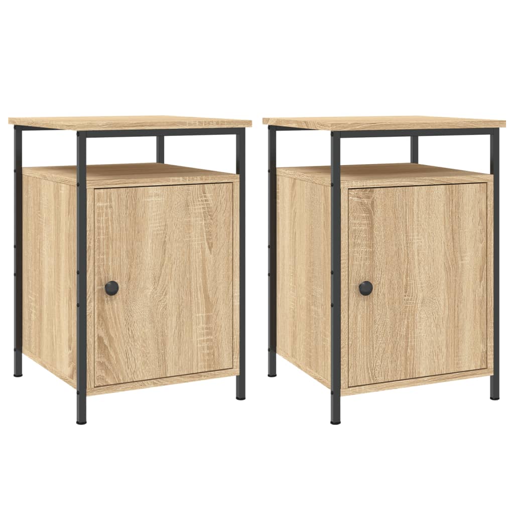 Vidaxl mesas cabeceira 2 pcs 40x42x60cm deriv. madeira carvalho sonoma