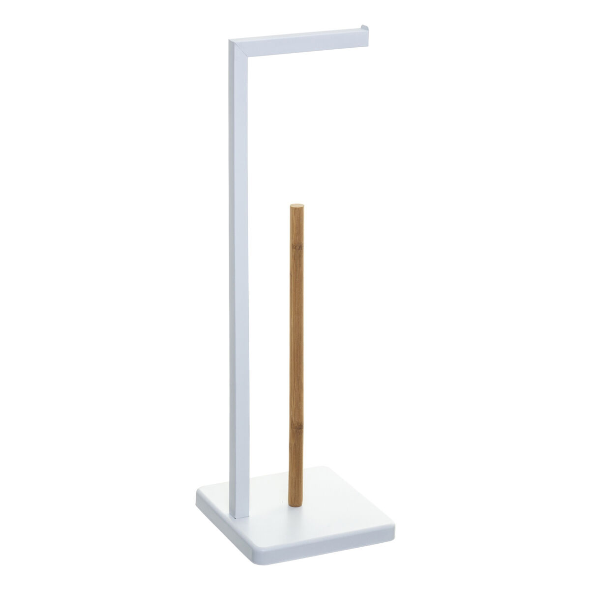 Well home - porta papel higiênico reserva 'natureo' em branco ø20x64,5cm
