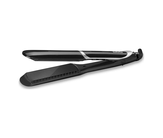 Ferro de cabelo babyliss sleek control wide noir
