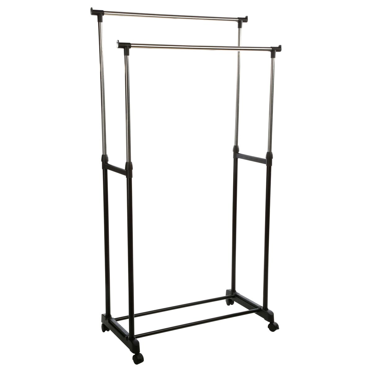 Icare roupa dupla burro com rodas preto 80x98-170 cm