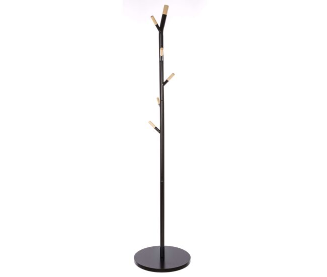 Cabide de metal noir 6 cabides 176 cm