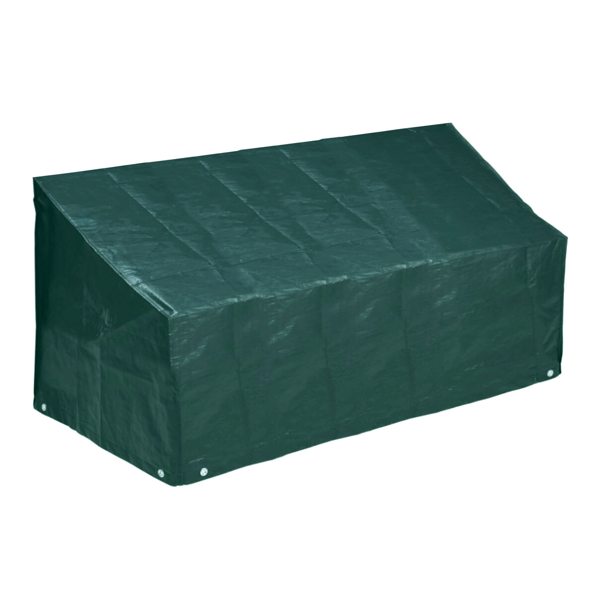 Cobertura protetora para mobiliário de jardim com ilhó forte e corda incluída - impermeável, resistente aos raios uv - dimensões 63/89x159x76