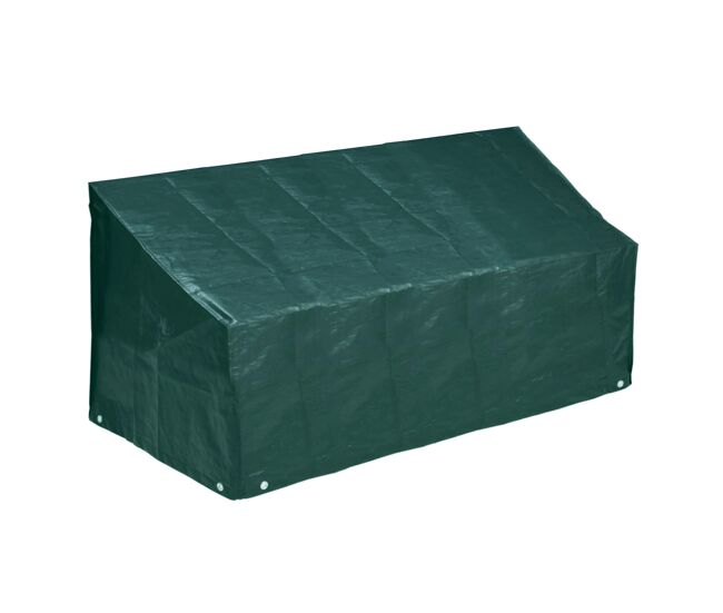 Cobertura protetora para mobiliário de jardim com ilhó forte e corda incluída - impermeável, resistente aos raios uv - dimensões 63/89x159x76