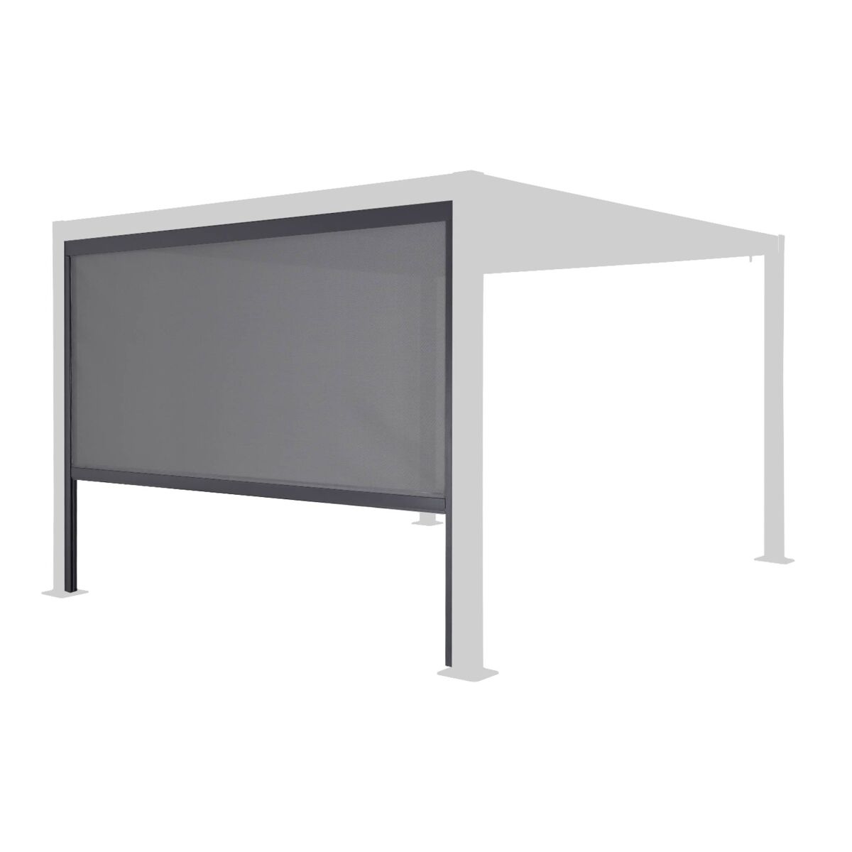 Toldo de 3m para pérgola palace, palace toldo 3m, antracite, 291x209x209 cm