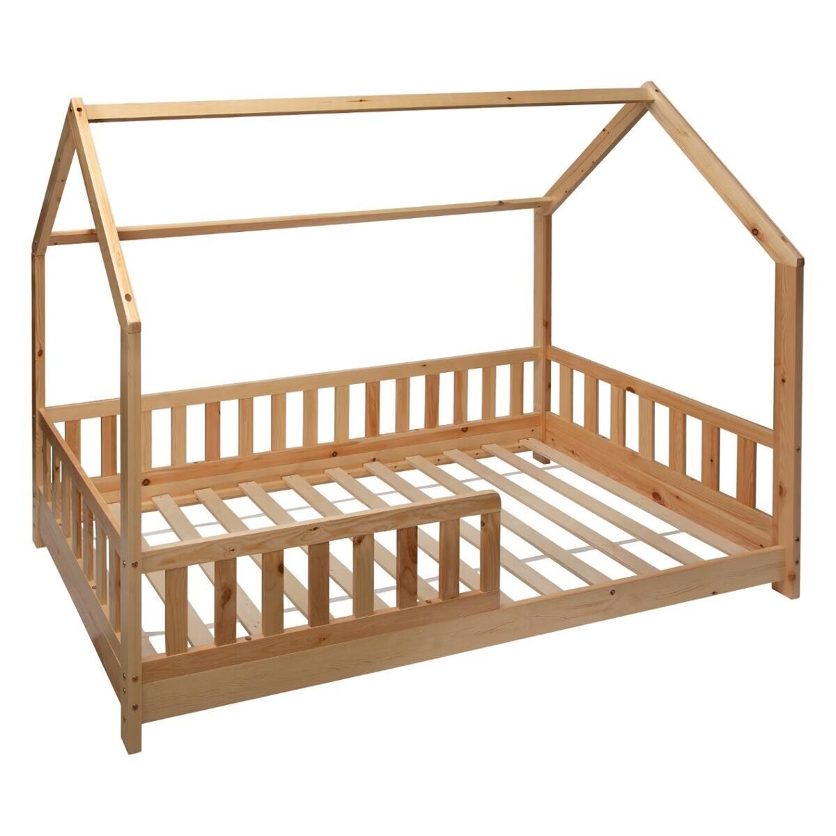 Cama jovem Bosco em formato de cabana em pinho