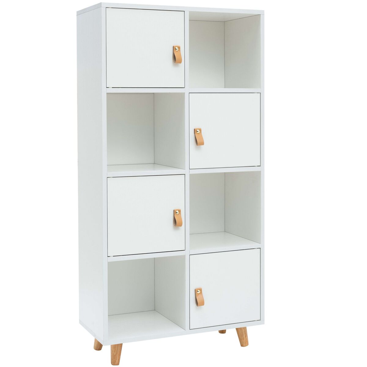 Estante Anzio com 4 portas e 4 prateleiras