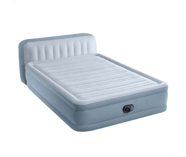 Cama de ar intex com cabeceira dura-beam deluxe plush headboard
