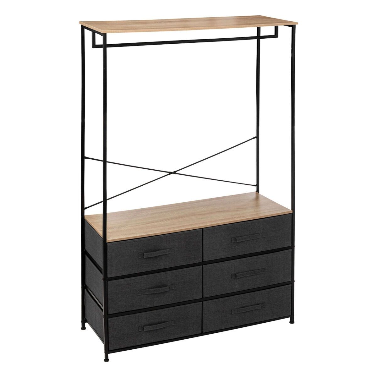 Camarim Tissa com 6 gavetas e 1 cabide