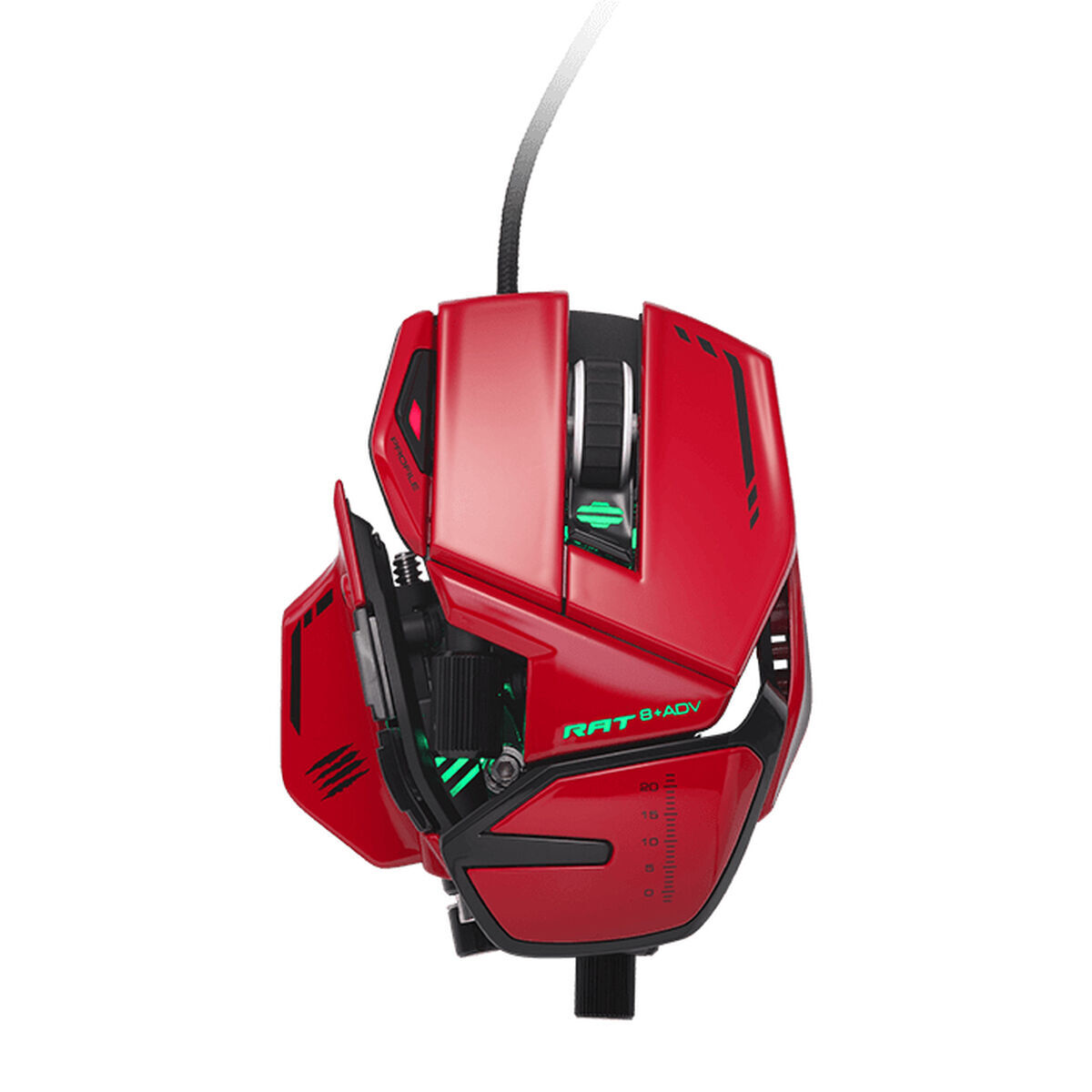 Rato mad catz mr06dcinrd000-0 preto multicolor monocromática 20000 dpi