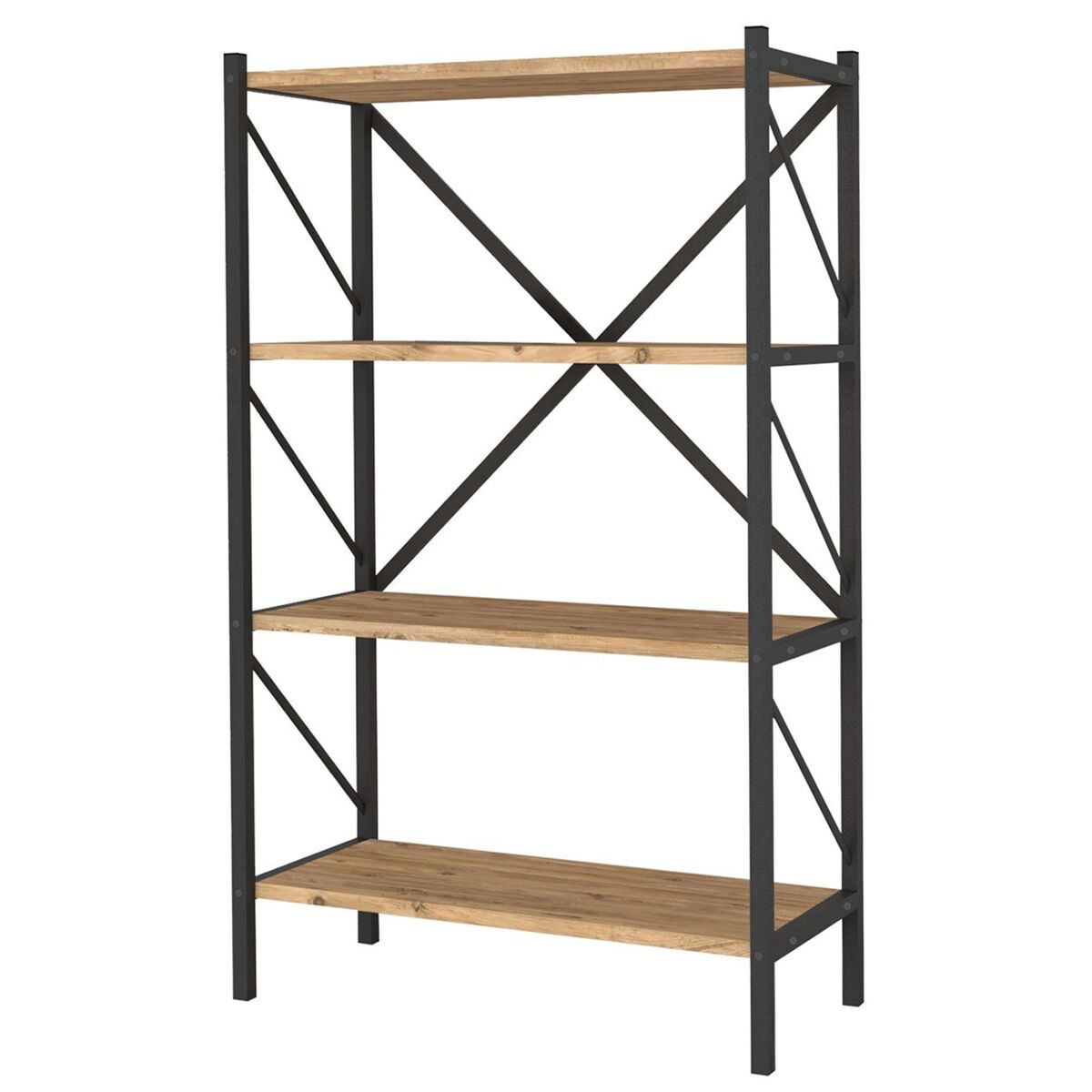 Estante para sala de estar Rus com 4 prateleiras