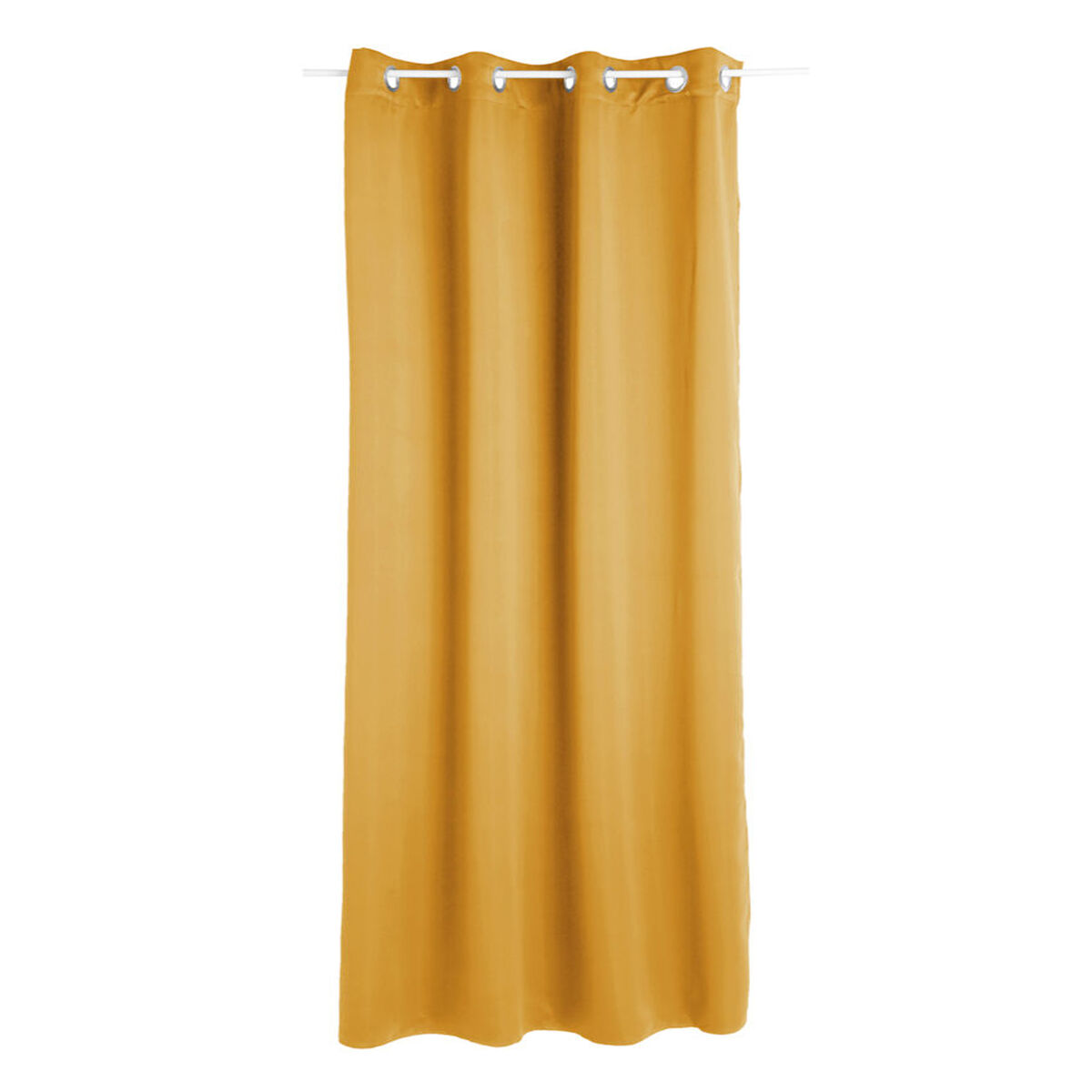 Well home - cortina blackout de veludo ocre 140 x 260 cm