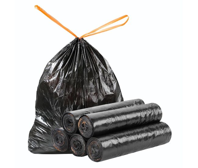 Joybos 5 rolos de sacos de lixo com cordão