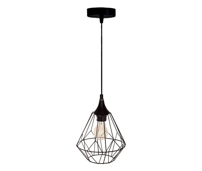 Well home - luminária de teto suspensa de metal