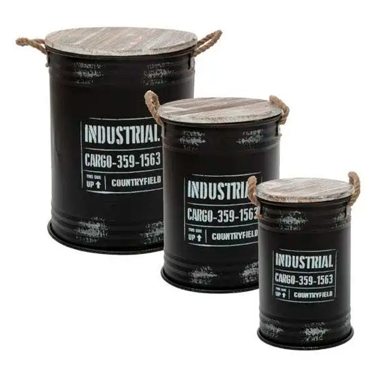 CONJUNTO de 3 cubos "Southbay"