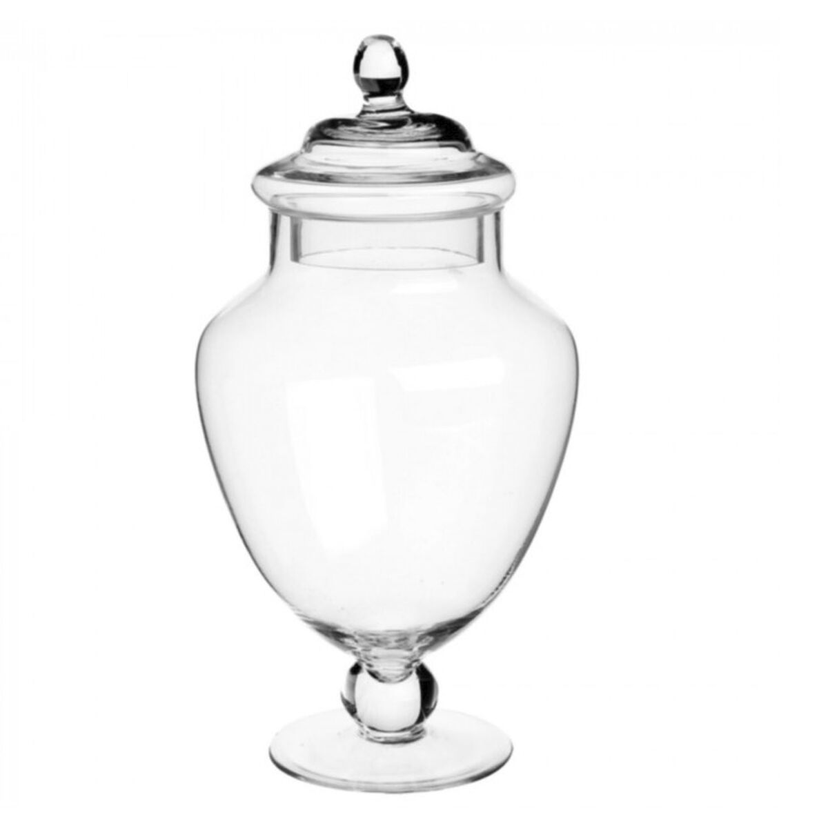 Pote de doces com pés