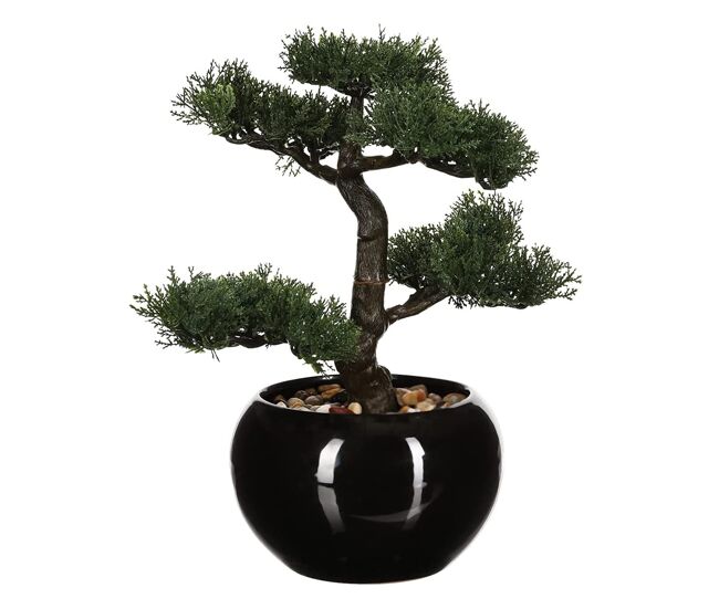 Well home - bonsai artificial em vaso de cerâmica