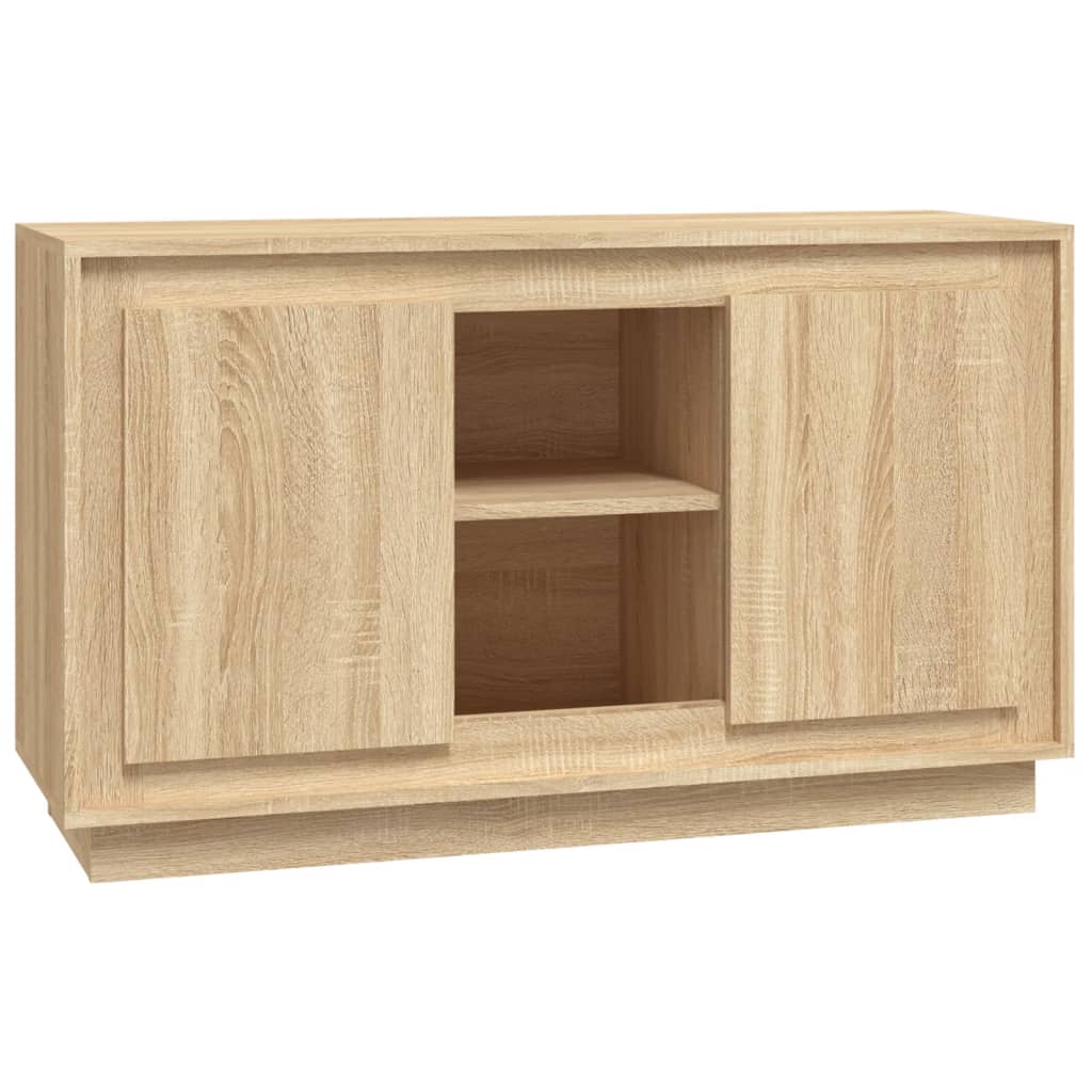 Vidaxl aparador 102x35x60 cm derivados de madeira cor carvalho sonoma