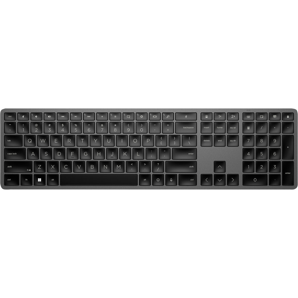 Clavier sans fil hp 3z726aa noir qwerty espanhol