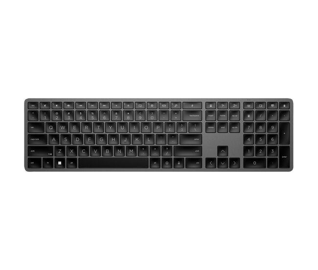 Clavier sans fil hp 3z726aa noir qwerty espanhol