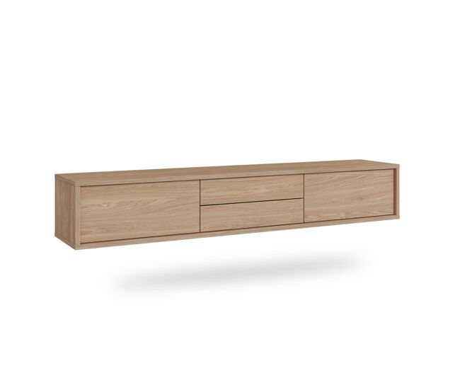 Suporte para tv 2 portas 2 gavetas 180 cm madeira idra