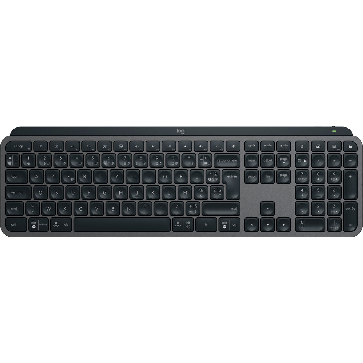 Teclado logitech 920-011568 cinzento grafite francês azerty