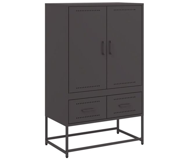 Vidaxl móvel alto 68x39x111,5 cm aço preto