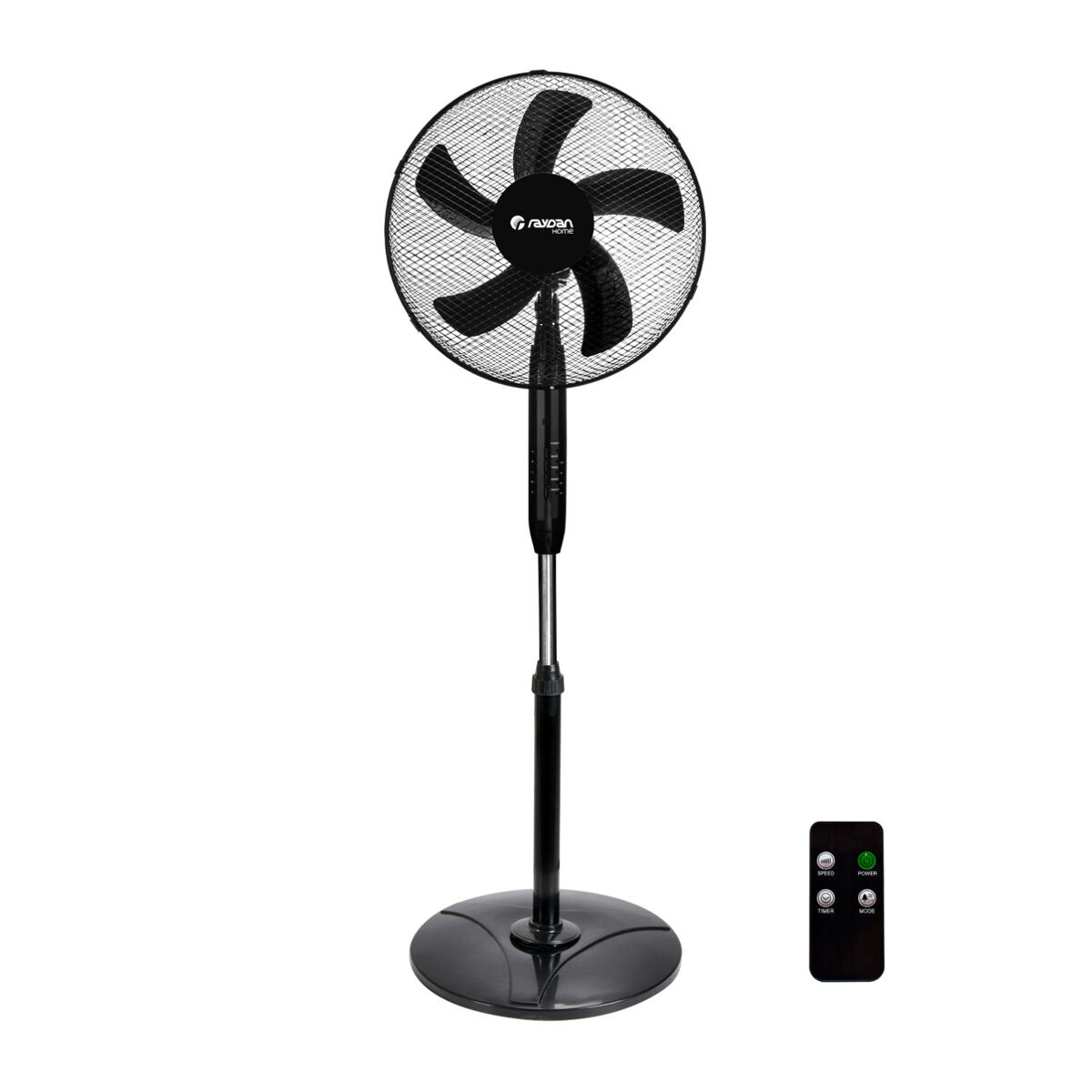 Ventilador de Pé com Comando 16" 40W 3 Velocidades AirMax Raydan Home