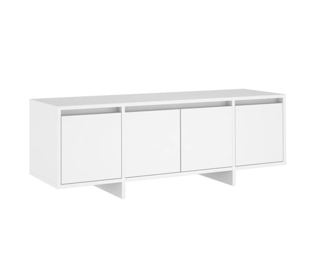 Móvel de tv - modulo de tv - armário de tv 120x30x40,5 cm derivados de madeira branco
