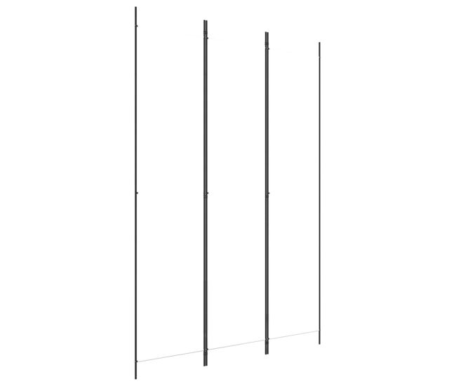 Biombo - separador de ambientes com 3 painéis 150x220 cm tecido branco