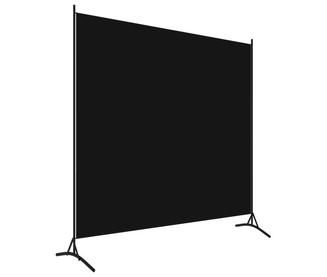Biombo - separador de ambientes - divisória com 1 painel 175x180 cm preto