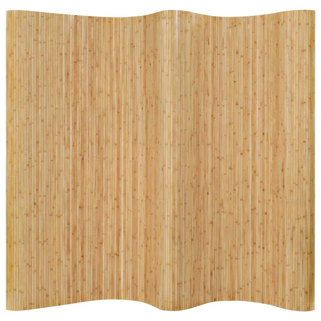 Biombo - separador de ambientes - divisória de sala 250x165 cm bambu natural