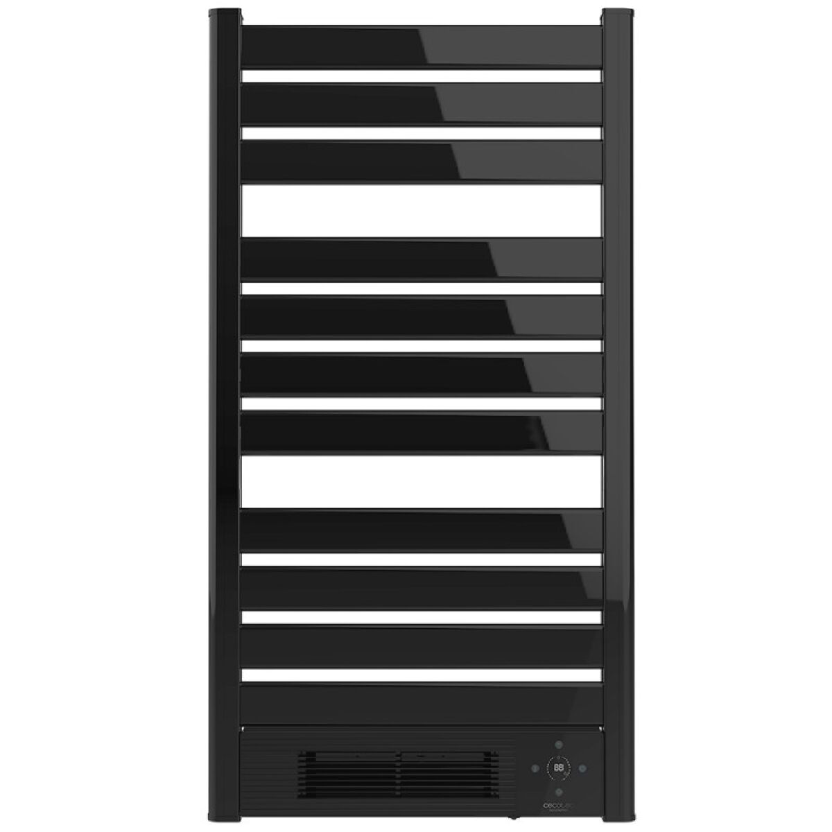 Cecotec toalheiro électrique com aquecedor cerâmico integrado. potência total de 2000 w. ecrã led. controlo remoto. temporizador