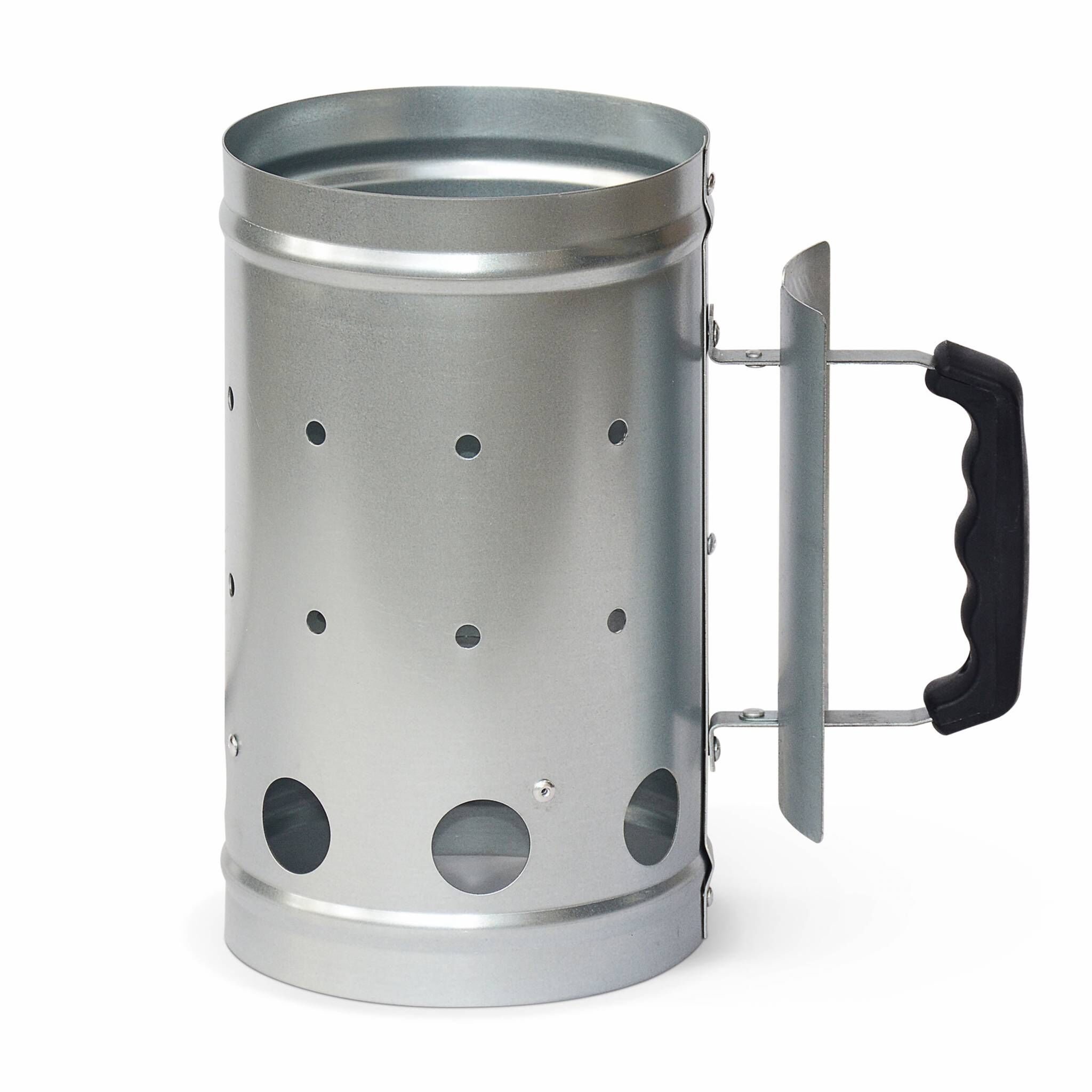 Chaminé de iluminação para churrasco a carvão, acendedor de