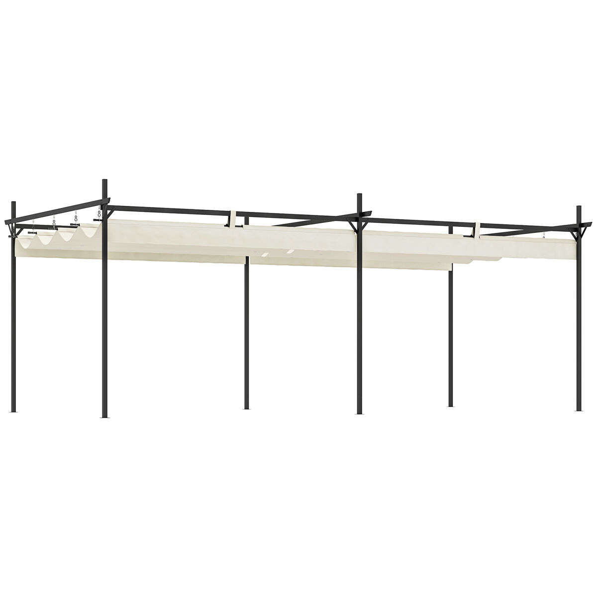 Pérgola Metal e Poliéster Outsunny