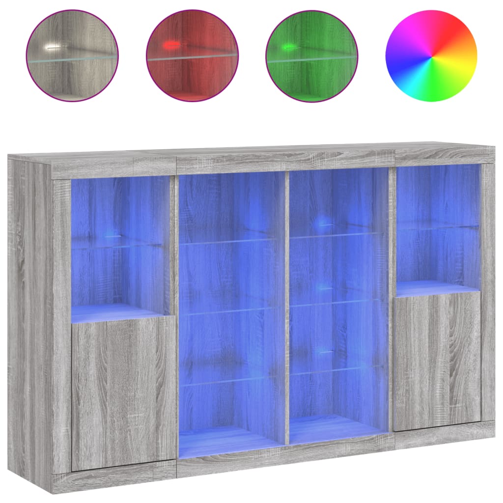 aparador 163 Carvalho Cinza