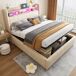 Camas de casal 140x212 Camas de casal 140x212 Bege
