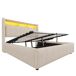 Camas de casal 140x212 Camas de casal 140x212 Bege