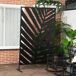 Biombo de Exterior Aço Outsunny Biombo de Exterior Aço Outsunny Preto