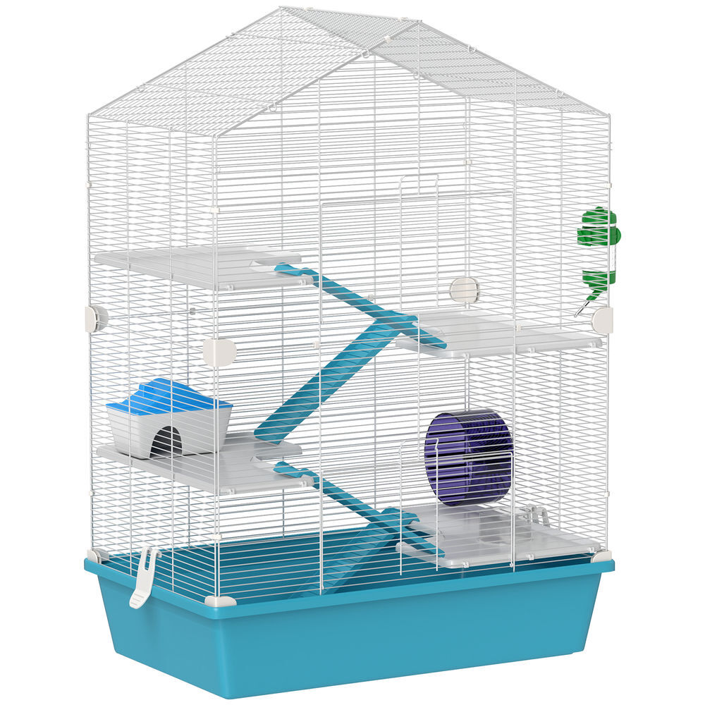 Gaiola para Hamsters Metal, PP e PS PawHut