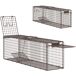Armadilha para Animais Vivos Aço Outsunny Armadilha para Animais Vivos Aço Outsunny Castanho